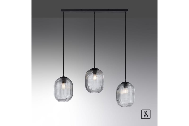 Taklampa Shitake - 20x150x90 cm, Rökfärgad - Belysning - Inomhusbelysning & lampor - Fönsterlampor & fönsterbelysning - Fönsterlampa hängande