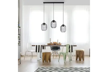 Taklampa Shitake - 20x150x90 cm, Rökfärgad - Belysning - Inomhusbelysning & lampor - Fönsterlampor & fönsterbelysning - Fönsterlampa hängande