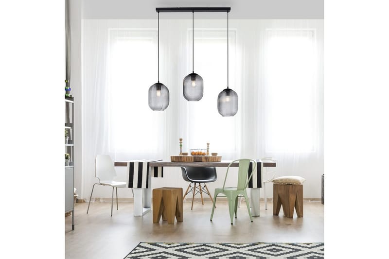 Taklampa Shitake - 20x150x90 cm, Rökfärgad - Belysning - Inomhusbelysning & lampor - Fönsterlampor & fönsterbelysning - Fönsterlampa hängande