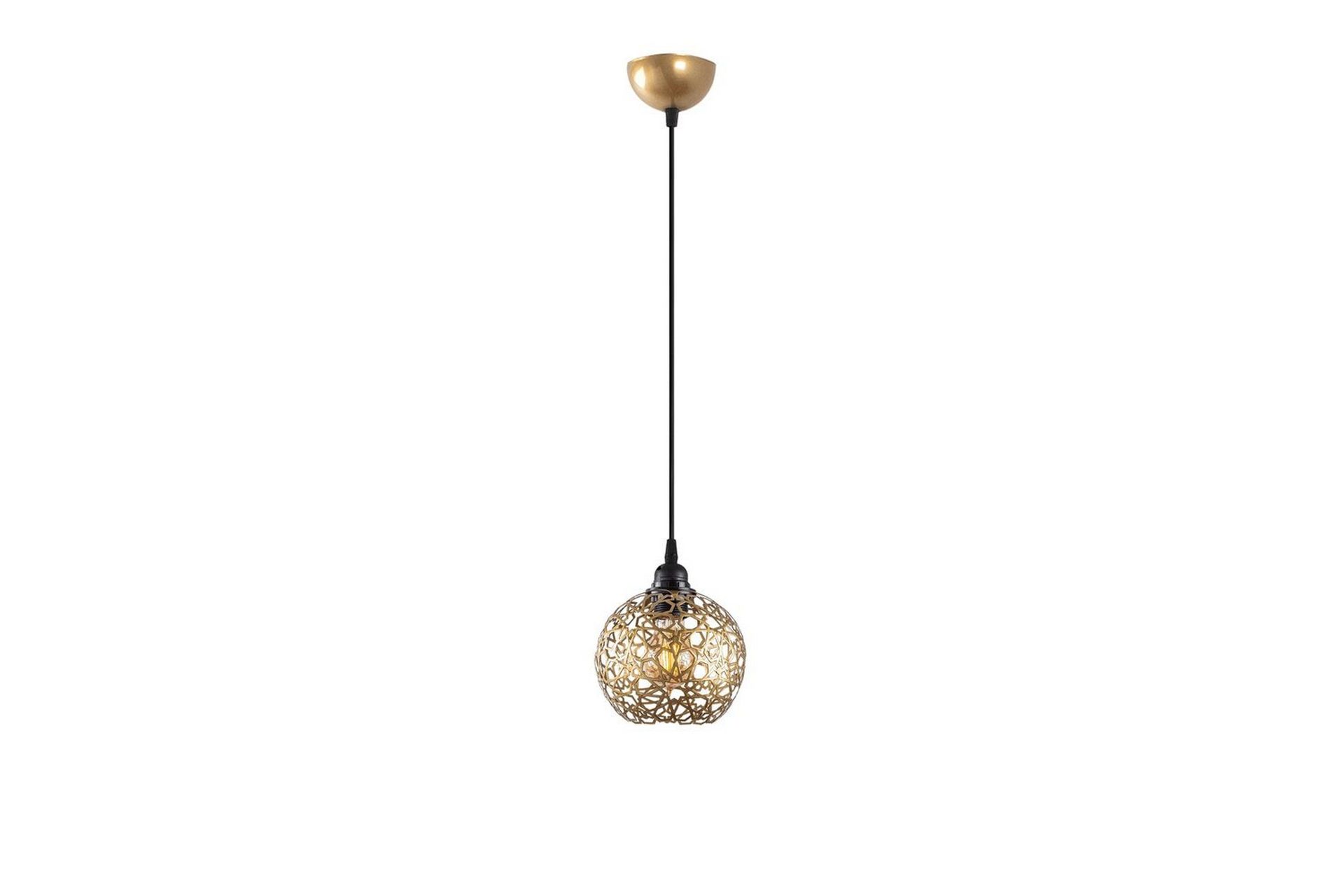 Taklampa Silen guld - Diameter: 17 cm