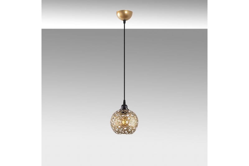 Taklampa Silen guld - Diameter: 17 cm - Belysning - Inomhusbelysning & lampor - Fönsterlampor & fönsterbelysning - Fönsterlampa hängande