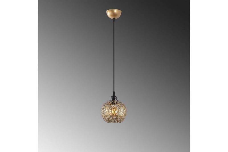 Taklampa Silen guld - Diameter: 17 cm - Belysning - Inomhusbelysning & lampor - Fönsterlampor & fönsterbelysning - Fönsterlampa hängande