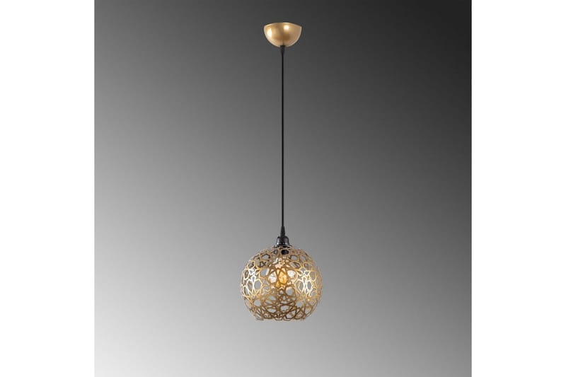 Taklampa Silen guld - Diameter: 25 cm - Belysning - Inomhusbelysning & lampor - Fönsterlampor & fönsterbelysning - Fönsterlampa hängande