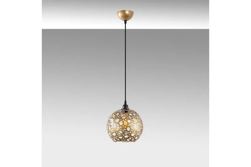 Taklampa Silen guld - Diameter: 25 cm - Belysning - Inomhusbelysning & lampor - Fönsterlampor & fönsterbelysning - Fönsterlampa hängande