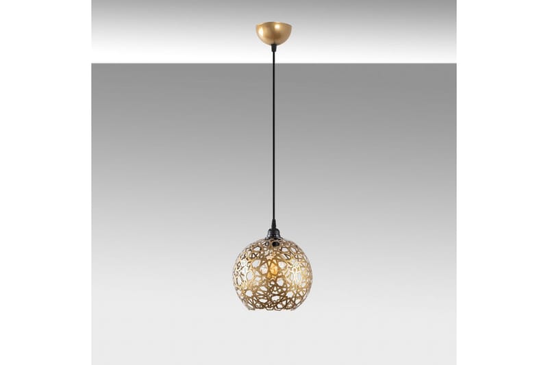 Taklampa Silen guld - Diameter: 25 cm - Belysning - Inomhusbelysning & lampor - Fönsterlampor & fönsterbelysning - Fönsterlampa hängande