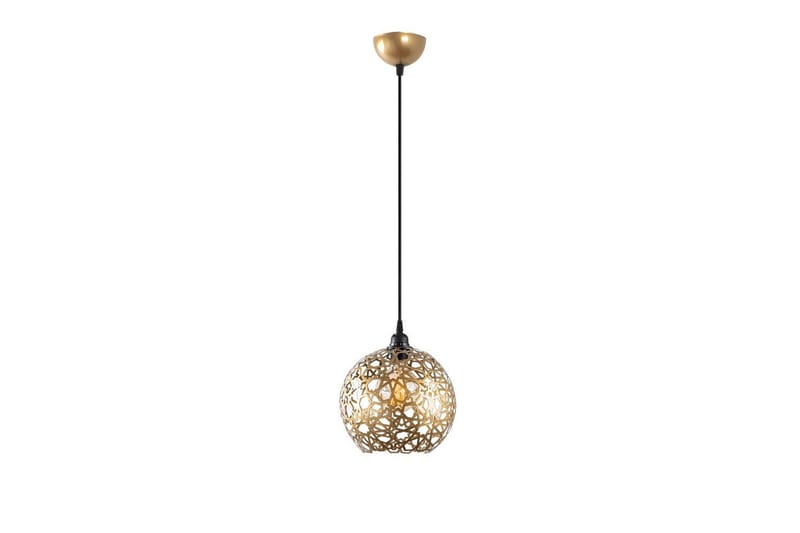 Taklampa Silen guld - Diameter: 25 cm - Belysning - Inomhusbelysning & lampor - Fönsterlampor & fönsterbelysning - Fönsterlampa hängande