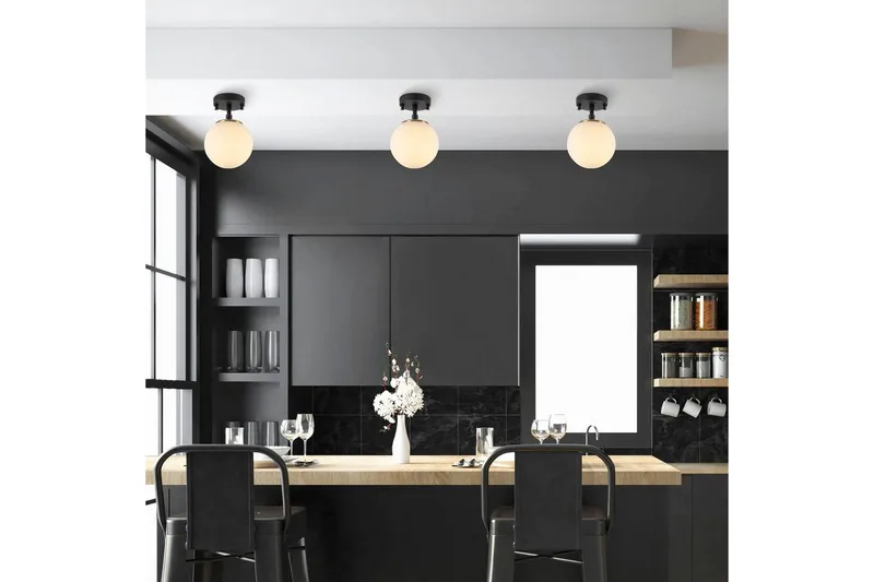 Taklampa Sone Svart / Antik - Svart / Antik - Belysning - Inomhusbelysning & lampor - Fönsterlampor & fönsterbelysning - Fönsterlampa hängande