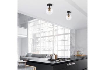Taklampa Sone Svart / Antik / Transparent - Svart / Antik / Transparent - Belysning - Inomhusbelysning & lampor - Fönsterlampor & fönsterbelysning - Fönsterlampa hängande