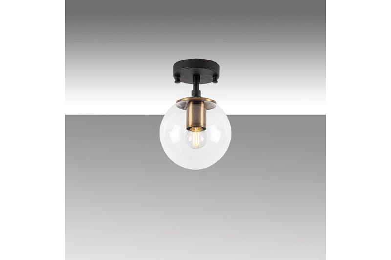 Taklampa Sone Svart / Antik / Transparent - Svart / Antik / Transparent - Belysning - Inomhusbelysning & lampor - Fönsterlampor & fönsterbelysning - Fönsterlampa hängande