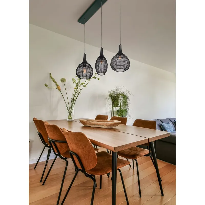 Taklampa Soraya - 3 lampor, Mattsvart - Belysning - Inomhusbelysning & lampor - Fönsterlampor & fönsterbelysning - Fönsterlampa hängande