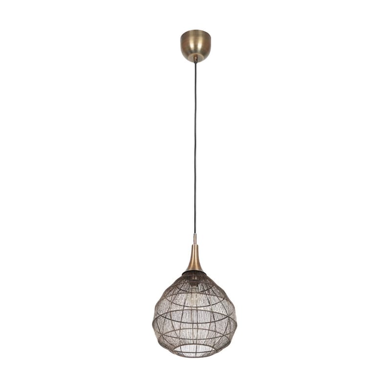 Taklampa Soraya - 42 cm, Mattsvart/antik mässing - Belysning - Inomhusbelysning & lampor - Fönsterlampor & fönsterbelysning - Fönsterlampa hängande
