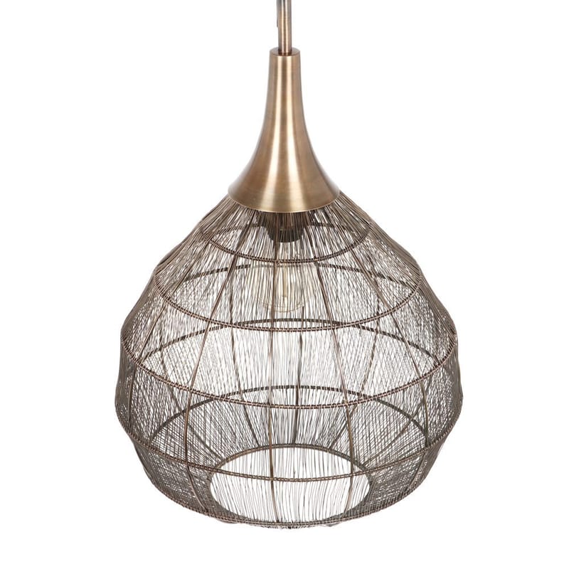 Taklampa Soraya - 42 cm, Mattsvart/antik mässing - Belysning - Inomhusbelysning & lampor - Fönsterlampor & fönsterbelysning - Fönsterlampa hängande