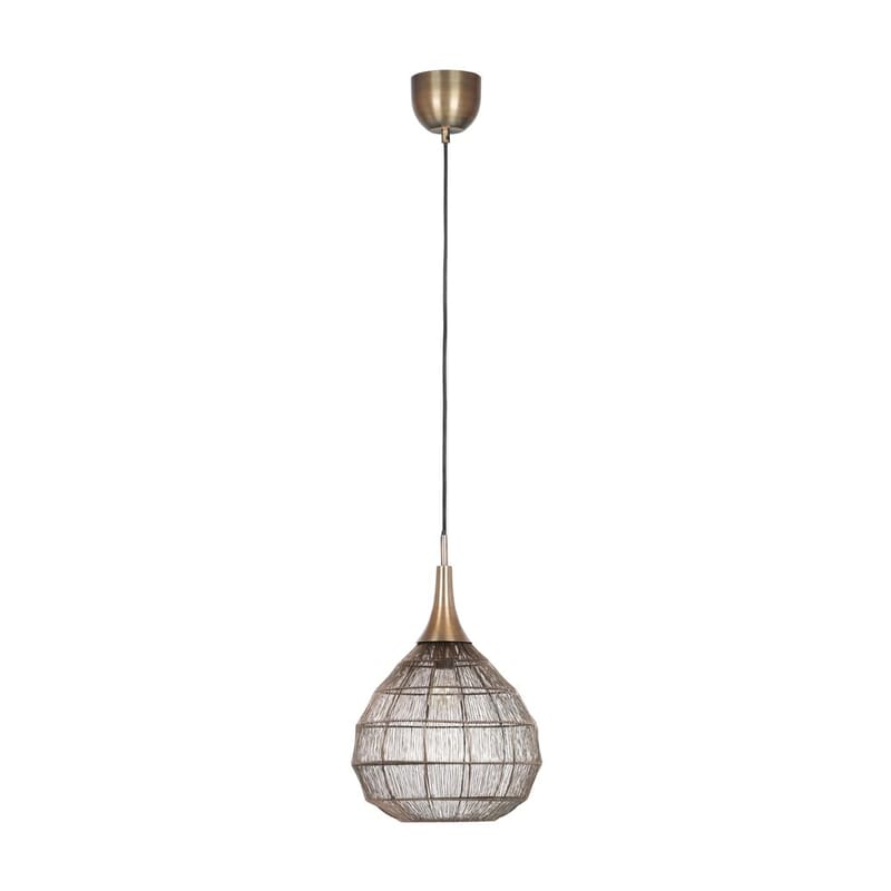 Taklampa Soraya - 42 cm, Mattsvart/antik mässing - Belysning - Inomhusbelysning & lampor - Fönsterlampor & fönsterbelysning - Fönsterlampa hängande