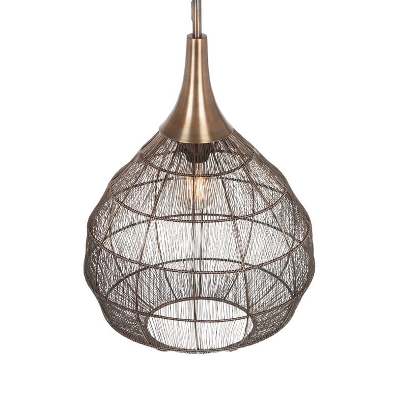 Taklampa Soraya - 42 cm, Mattsvart/antik mässing - Belysning - Inomhusbelysning & lampor - Fönsterlampor & fönsterbelysning - Fönsterlampa hängande