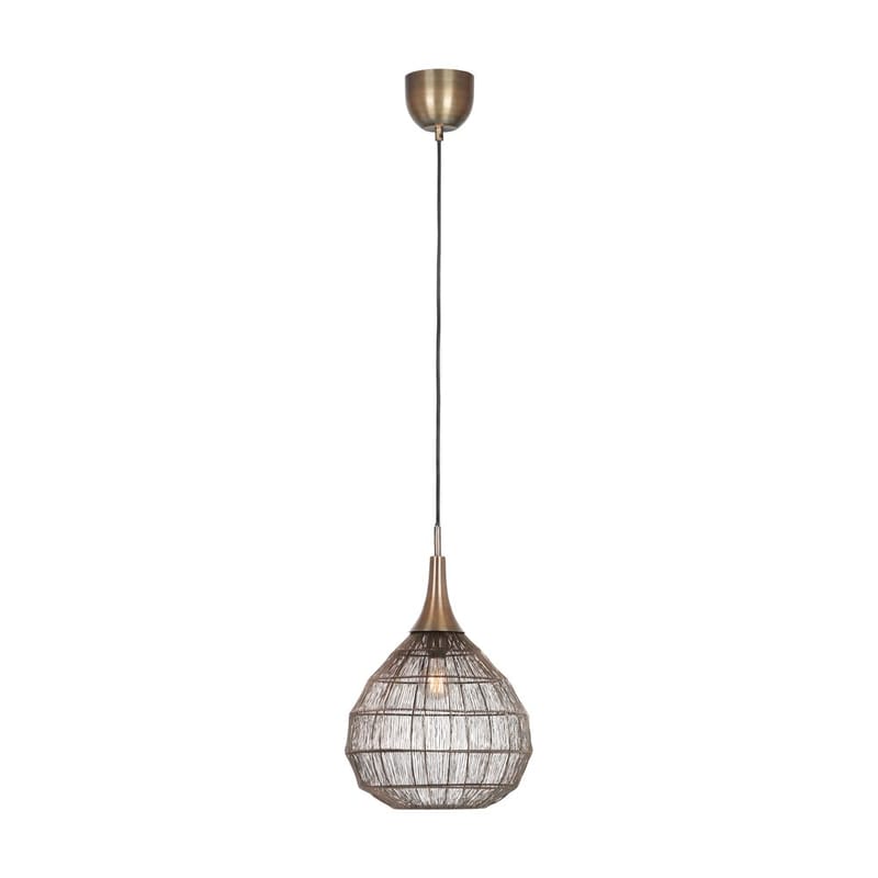 Taklampa Soraya - 42 cm, Mattsvart/antik mässing - Belysning - Inomhusbelysning & lampor - Fönsterlampor & fönsterbelysning - Fönsterlampa hängande