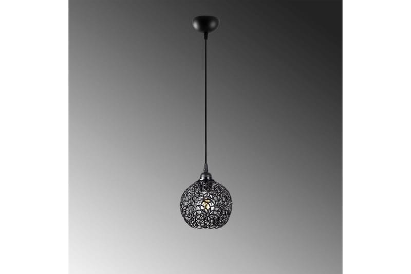 Taklampa Souvik Svart - 17 x 17 x 118 cm - Belysning - Inomhusbelysning & lampor - Fönsterlampor & fönsterbelysning - Fönsterlampa hängande