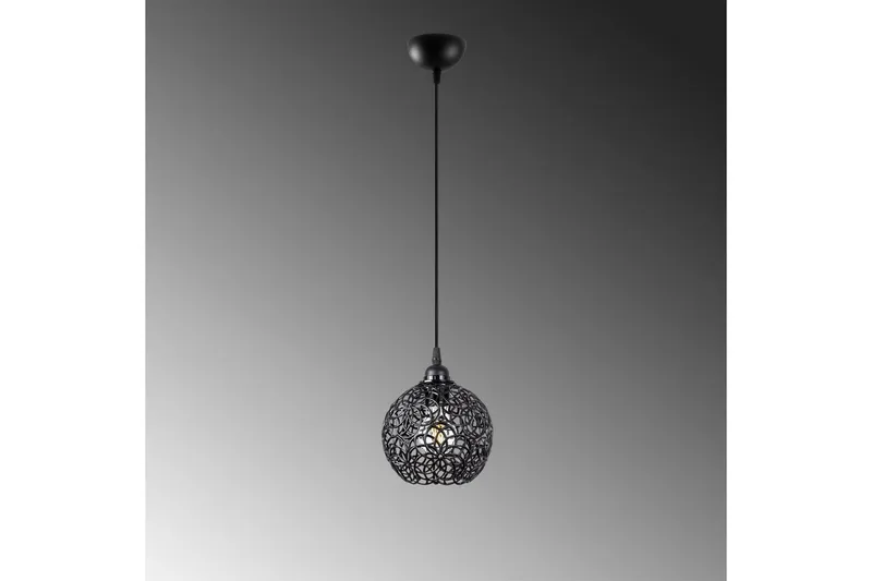 Taklampa Souvik Svart - 17 x 17 x 118 cm - Belysning - Inomhusbelysning & lampor - Fönsterlampor & fönsterbelysning - Fönsterlampa hängande