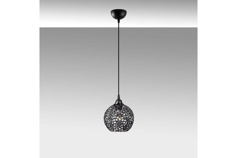 Taklampa Souvik Svart - 17 x 17 x 118 cm - Belysning - Inomhusbelysning & lampor - Fönsterlampor & fönsterbelysning - Fönsterlampa hängande