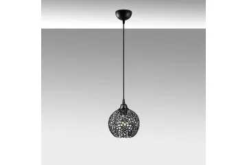 Taklampa Souvik Svart - 17 x 17 x 118 cm - Belysning - Inomhusbelysning & lampor - Fönsterlampor & fönsterbelysning - Fönsterlampa hängande