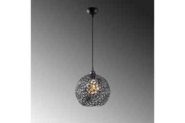 Taklampa Souvik Svart - 25 x 25 x 126 cm - Belysning - Inomhusbelysning & lampor - Fönsterlampor & fönsterbelysning - Fönsterlampa hängande