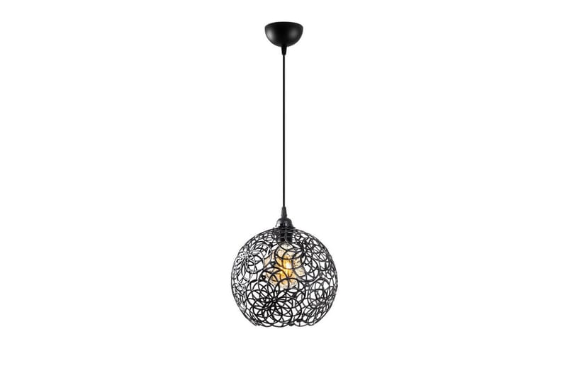 Taklampa Souvik Svart - 25 x 25 x 126 cm - Belysning - Inomhusbelysning & lampor - Fönsterlampor & fönsterbelysning - Fönsterlampa hängande