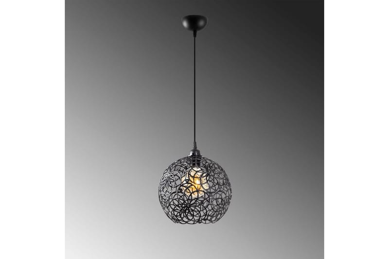 Taklampa Souvik Svart - 25 x 25 x 126 cm - Belysning - Inomhusbelysning & lampor - Fönsterlampor & fönsterbelysning - Fönsterlampa hängande