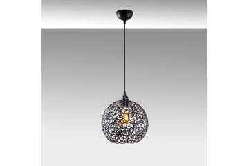 Taklampa Souvik Svart - 25 x 25 x 126 cm - Belysning - Inomhusbelysning & lampor - Fönsterlampor & fönsterbelysning - Fönsterlampa hängande
