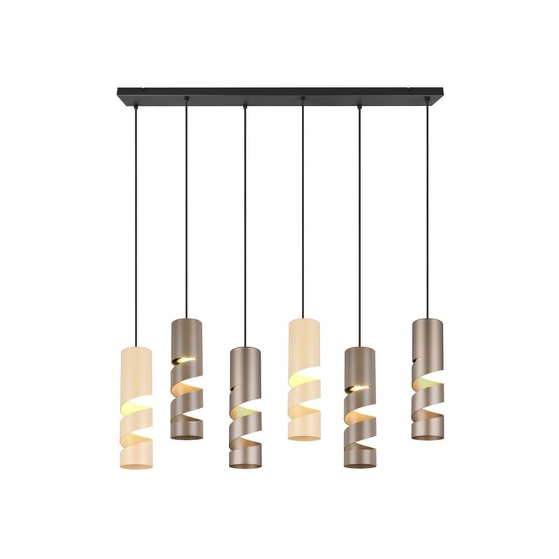 Taklampa Stream - 6 lampor, Mångfärgad - Belysning - Inomhusbelysning & lampor - Fönsterlampor & fönsterbelysning - Fönsterlampa hängande