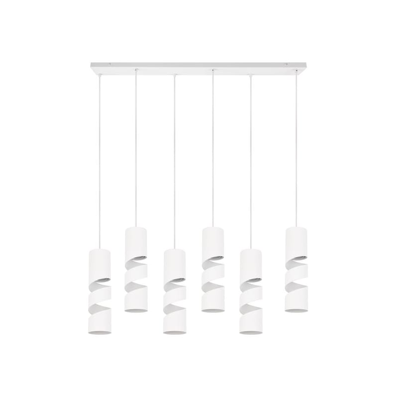 Taklampa Stream - 6 lampor, Mattvit - Belysning - Inomhusbelysning & lampor - Fönsterlampor & fönsterbelysning - Fönsterlampa hängande