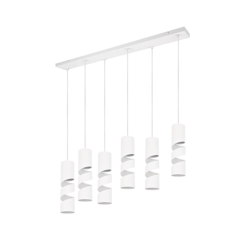 Taklampa Stream - 6 lampor, Mattvit - Belysning - Inomhusbelysning & lampor - Fönsterlampor & fönsterbelysning - Fönsterlampa hängande