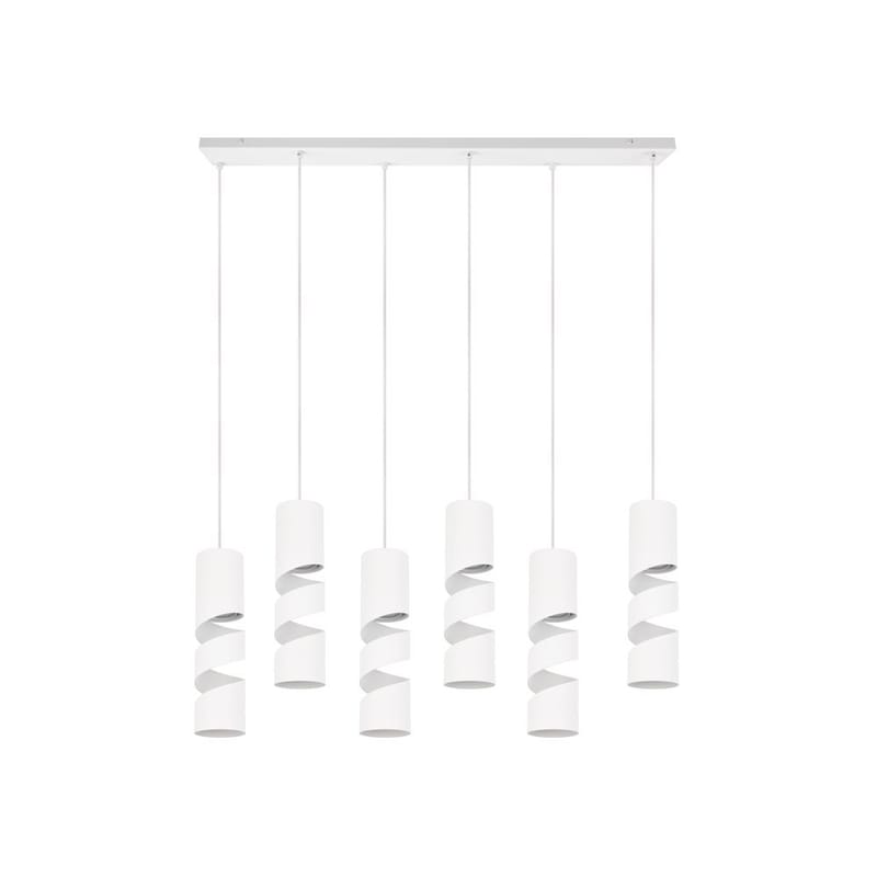 Taklampa Stream - 6 lampor, Mattvit - Belysning - Inomhusbelysning & lampor - Fönsterlampor & fönsterbelysning - Fönsterlampa hängande