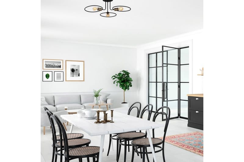 Taklampa Sufia svart - Svart - Belysning - Inomhusbelysning & lampor - Fönsterlampor & fönsterbelysning - Fönsterlampa hängande