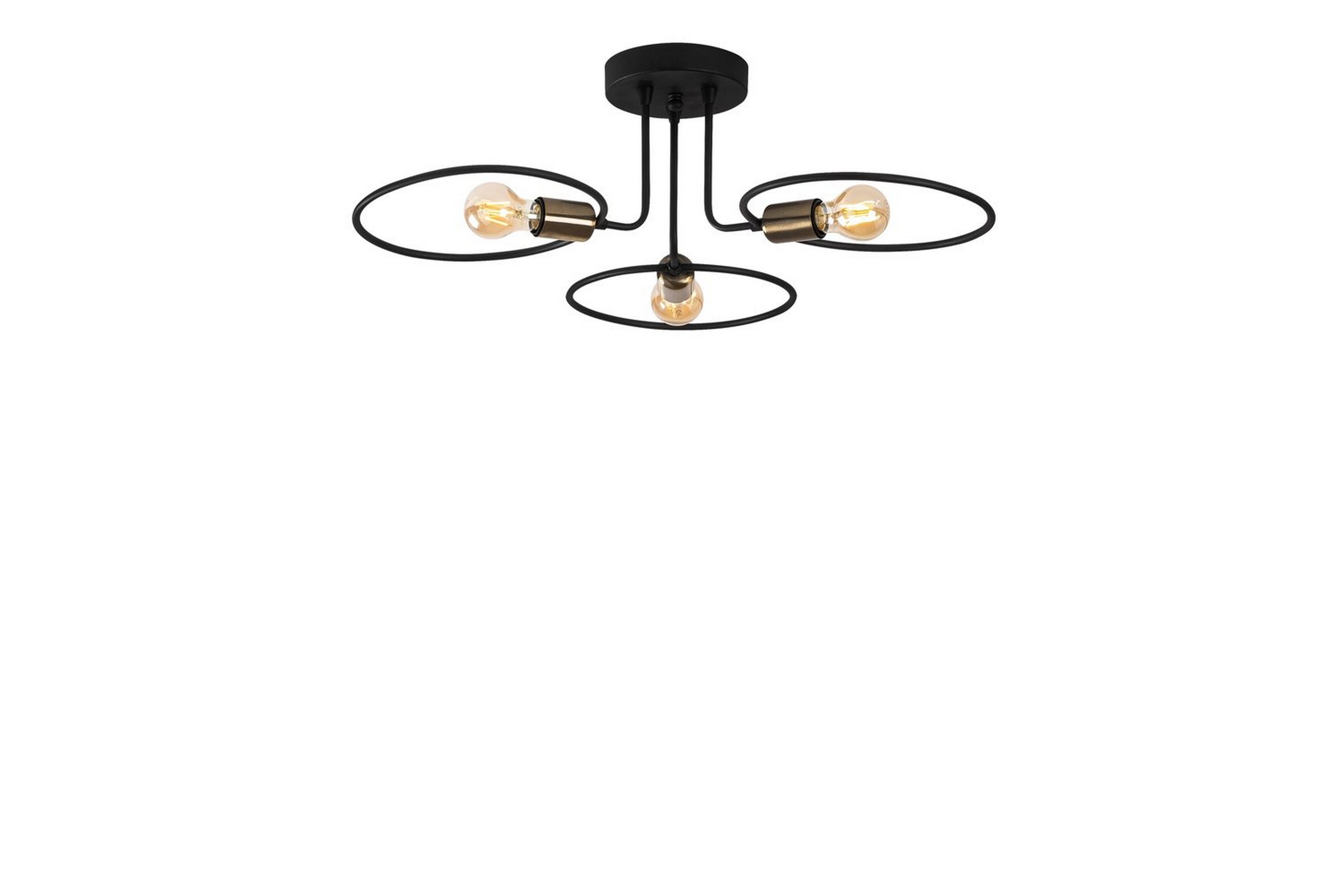 Taklampa Sufia svart - Svart