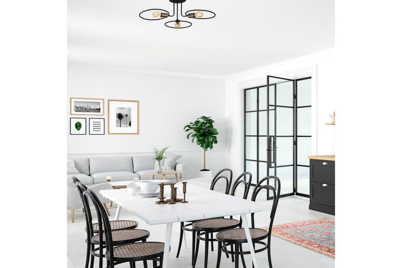 Taklampa Sufia svart - Svart - Belysning - Inomhusbelysning & lampor - Fönsterlampor & fönsterbelysning - Fönsterlampa hängande
