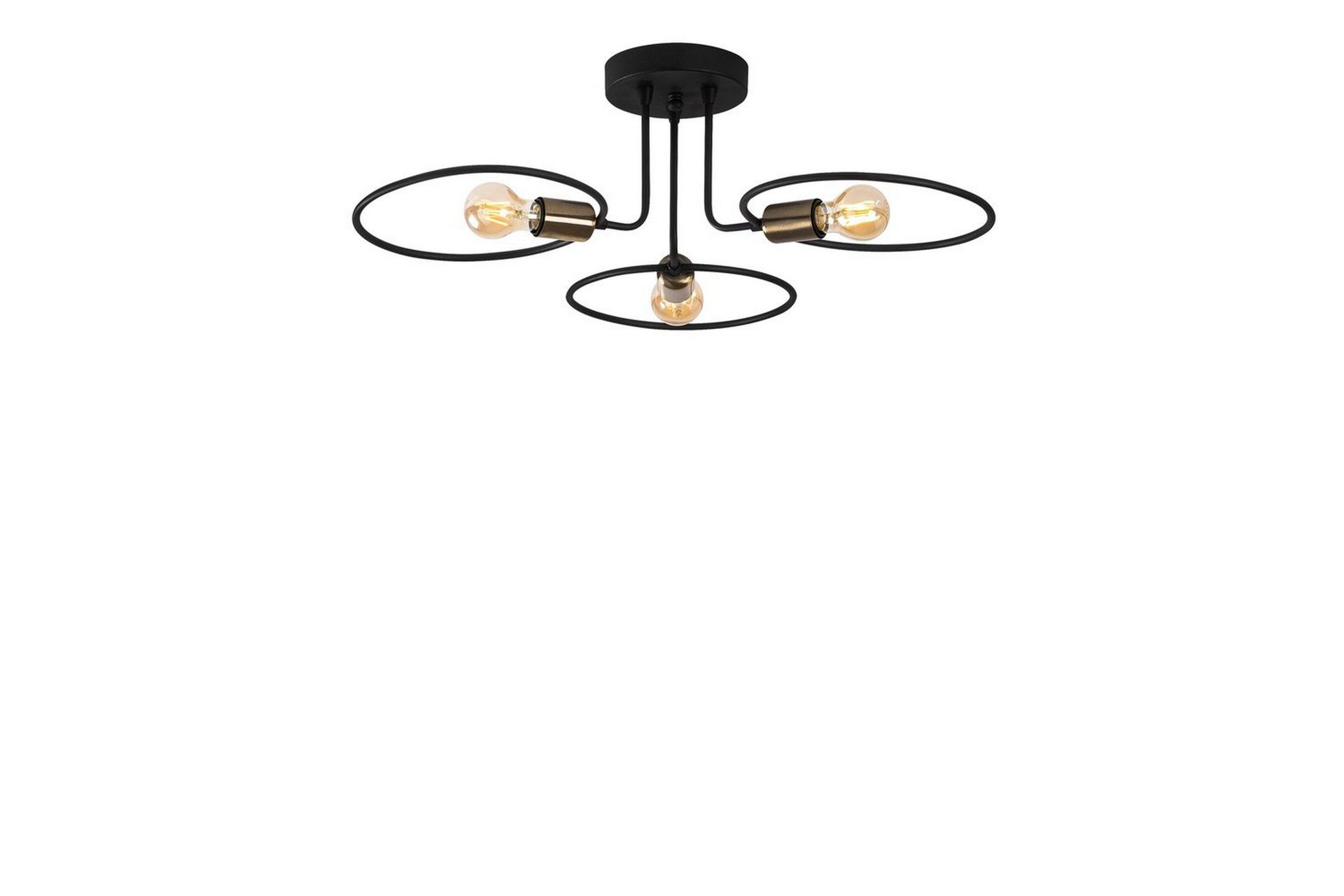 Taklampa Sufia svart - Svart