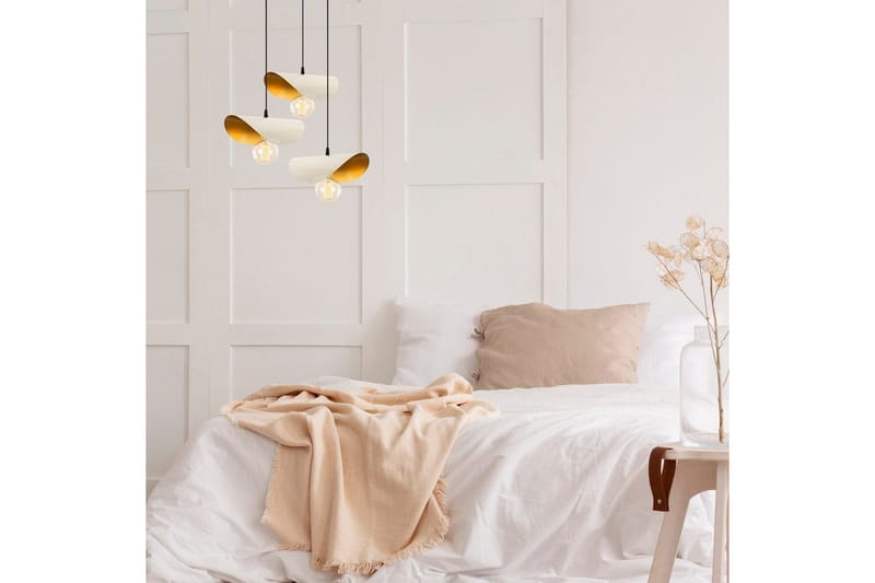 Taklampa Sugana Tre Vit / Rany - Guld/Vit - Belysning - Inomhusbelysning & lampor - Fönsterlampor & fönsterbelysning - Fönsterlampa hängande