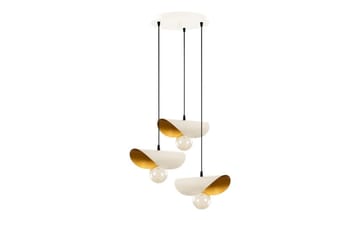 Taklampa Sugana Tre Vit / Rany - Guld/Vit - Belysning - Inomhusbelysning & lampor - Fönsterlampor & fönsterbelysning - Fönsterlampa hängande