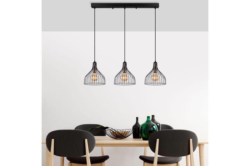 Taklampa Talnor Horizontal Three - Brons/Svart - Belysning - Inomhusbelysning & lampor - Fönsterlampor & fönsterbelysning - Fönsterlampa hängande