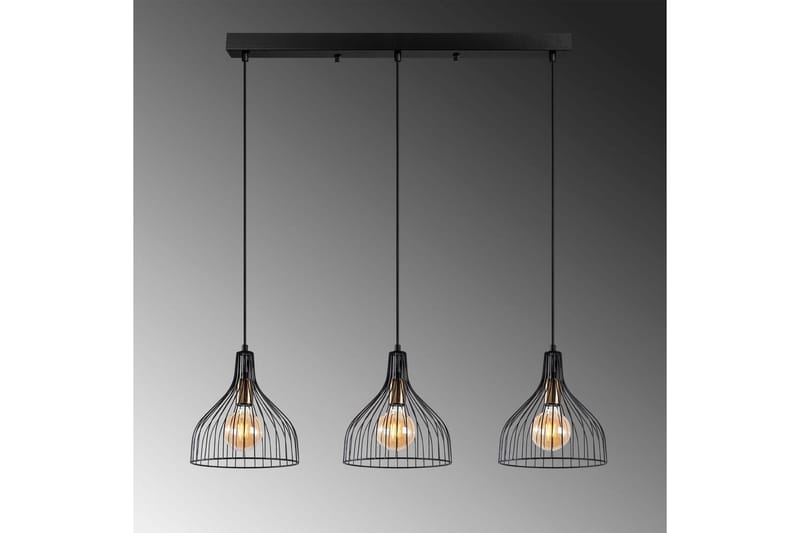 Taklampa Talnor Horizontal Three - Brons/Svart - Belysning - Inomhusbelysning & lampor - Fönsterlampor & fönsterbelysning - Fönsterlampa hängande