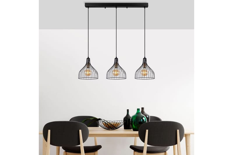 Taklampa Talnor Horizontal Three - Brons/Svart - Belysning - Inomhusbelysning & lampor - Fönsterlampor & fönsterbelysning - Fönsterlampa hängande