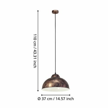Taklampa Truro - Antikkoppar - Belysning - Inomhusbelysning & lampor - Fönsterlampor & fönsterbelysning - Fönsterlampa hängande