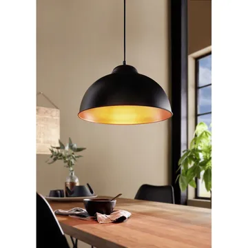 Taklampa Truro - Svart/Koppar - Belysning - Inomhusbelysning & lampor - Fönsterlampor & fönsterbelysning - Fönsterlampa hängande
