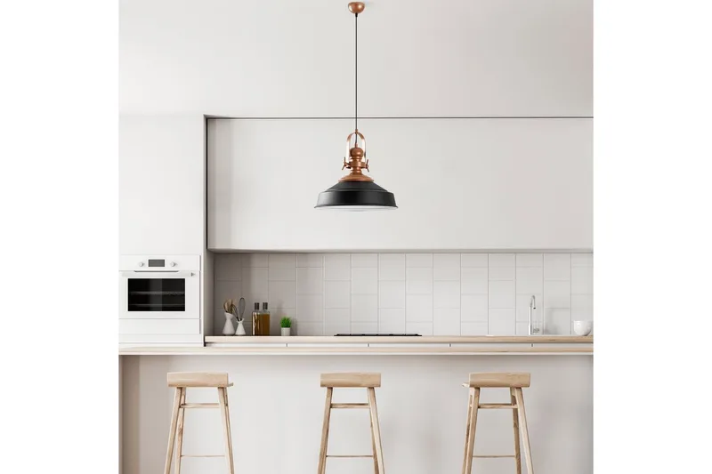 Taklampa Uvra Svart - Svart - Belysning - Inomhusbelysning & lampor - Fönsterlampor & fönsterbelysning - Fönsterlampa hängande