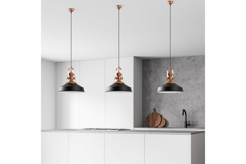 Taklampa Uvra Svart - Svart - Belysning - Inomhusbelysning & lampor - Fönsterlampor & fönsterbelysning - Fönsterlampa hängande