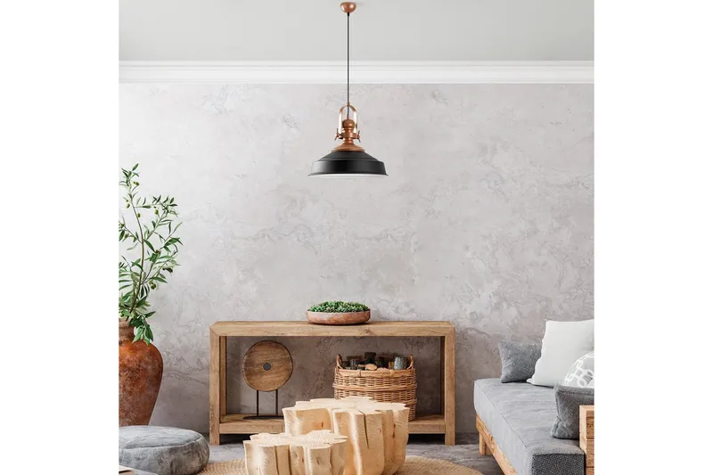 Taklampa Uvra Svart - Svart - Belysning - Inomhusbelysning & lampor - Fönsterlampor & fönsterbelysning - Fönsterlampa hängande