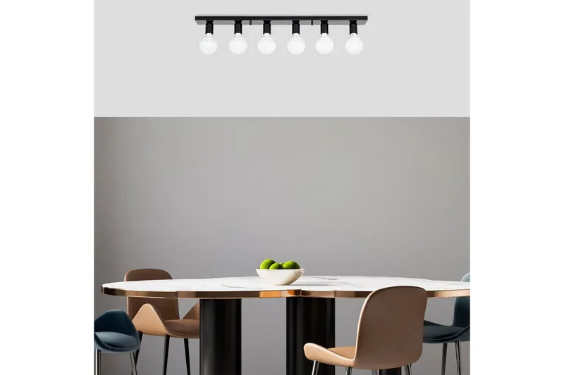 Taklampa Wostra Stor Svart / Vit - Svart / Vit - Belysning - Inomhusbelysning & lampor - Fönsterlampor & fönsterbelysning - Fönsterlampa hängande