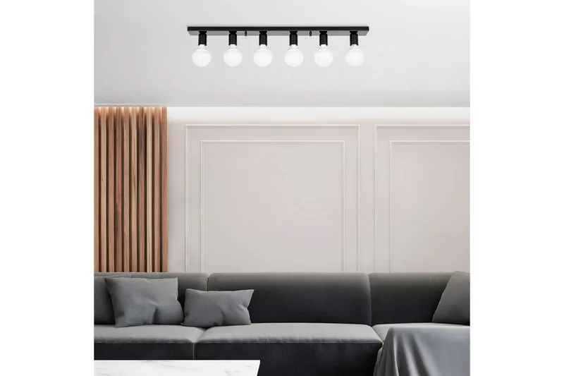 Taklampa Wostra Stor Svart / Vit - Svart / Vit - Belysning - Inomhusbelysning & lampor - Fönsterlampor & fönsterbelysning - Fönsterlampa hängande