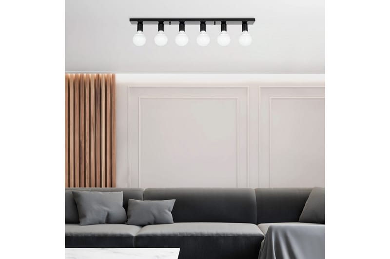 Taklampa Wostra Stor Svart / Vit - Svart / Vit - Belysning - Inomhusbelysning & lampor - Fönsterlampor & fönsterbelysning - Fönsterlampa hängande