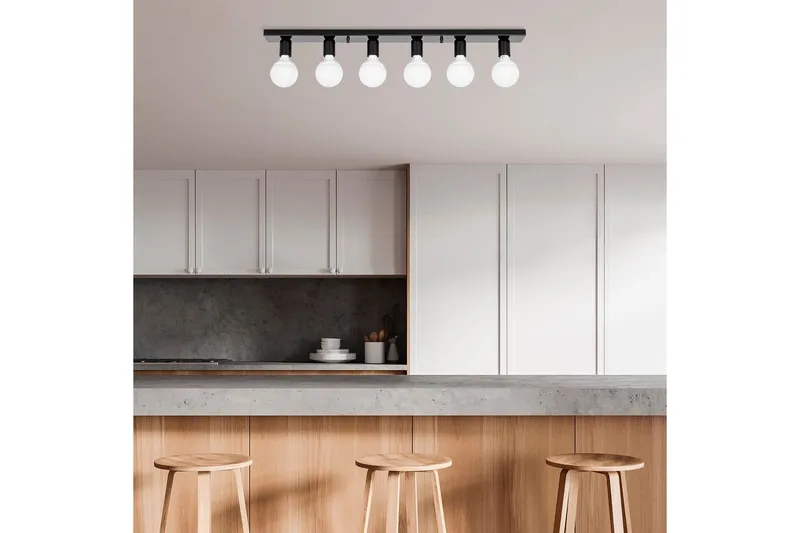 Taklampa Wostra Stor Svart / Vit - Svart / Vit - Belysning - Inomhusbelysning & lampor - Fönsterlampor & fönsterbelysning - Fönsterlampa hängande