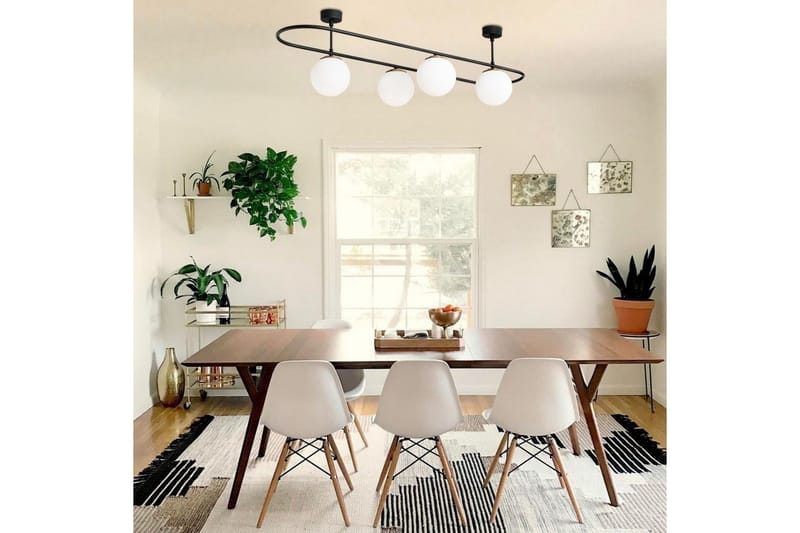 Taklampa Wynel Svart / Vit Fyra uttag - Fyra uttag - Belysning - Inomhusbelysning & lampor - Fönsterlampor & fönsterbelysning - Fönsterlampa hängande